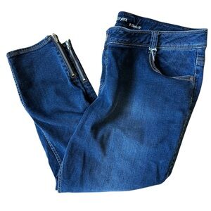 🌴 Lane Bryant EUC Ankle Zip Jeans SZ 20 / 2X